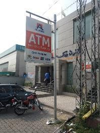 ATM Pole Sign Installation