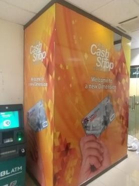 Branch ATM Booth Glass Branding