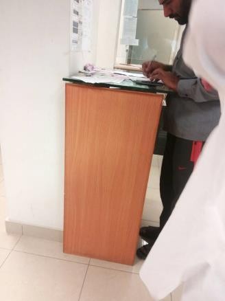 Customer Slip Counter Detail